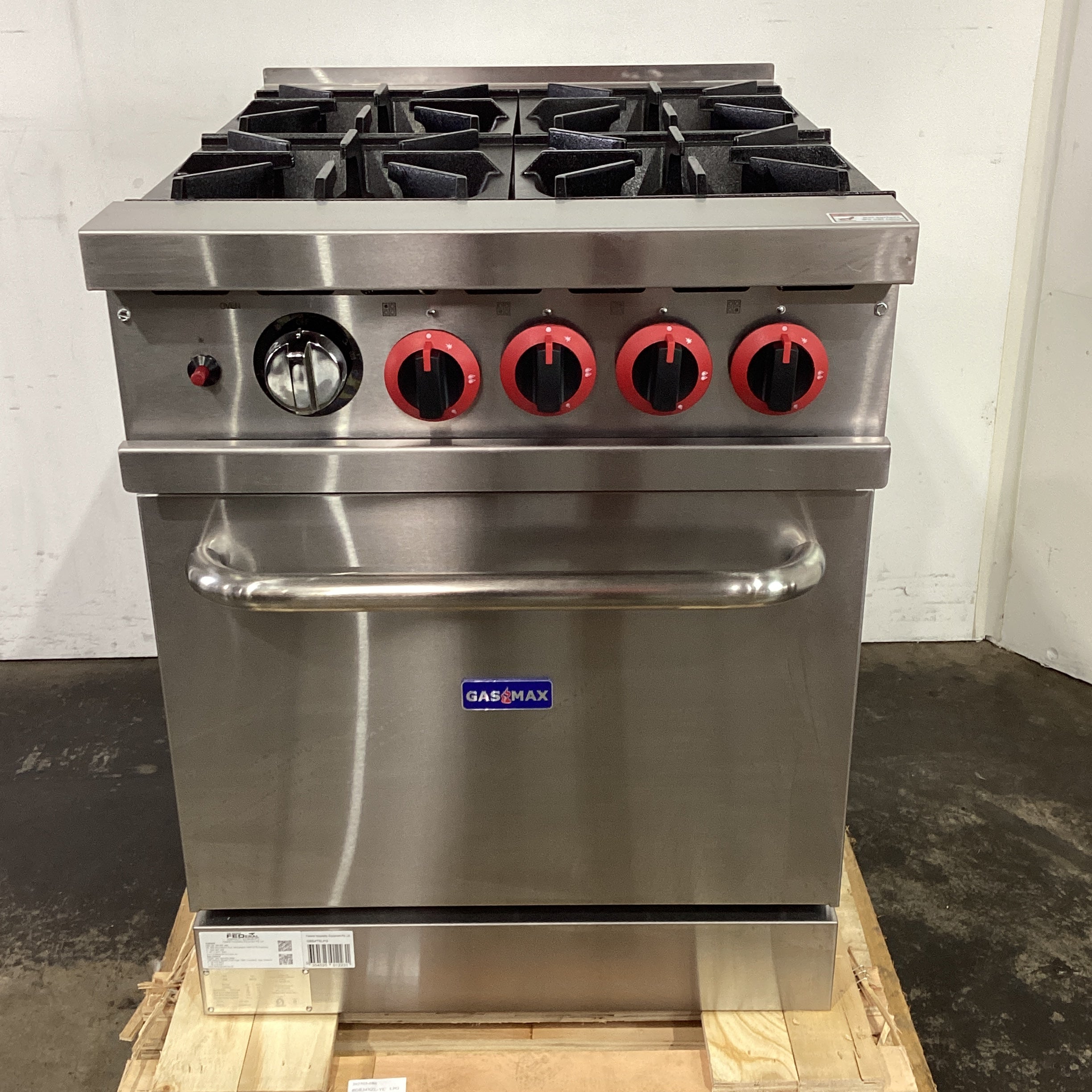 Gasmax GBS4TS 4 Burner Range Oven