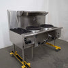B&S UFWWD-2 Wok Burners + BAWBT-SB2L 2 Burner Cooktop