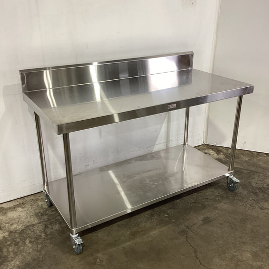 Stainless Steel Bench with Splashback
