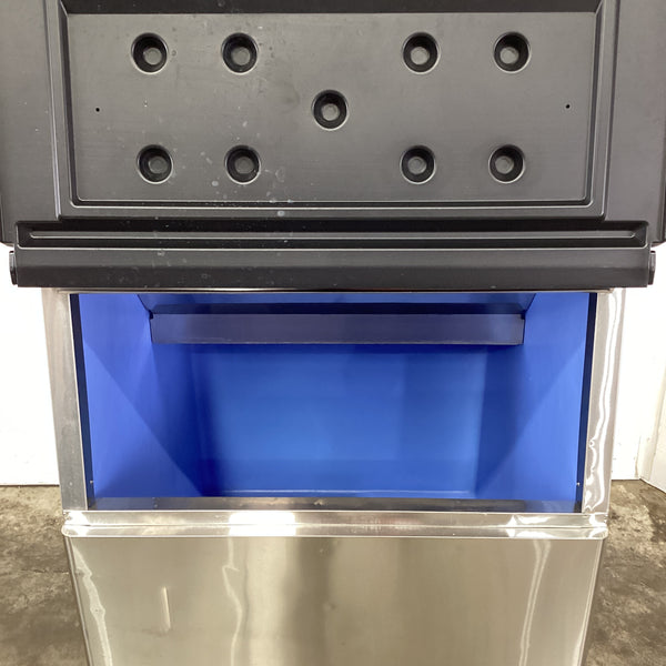 Ice O Matic M302-A Ice Machine + Storage Bin