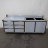 Modular Systems DSC-2400R-H Stainless Steel Cabnet and Double Sink