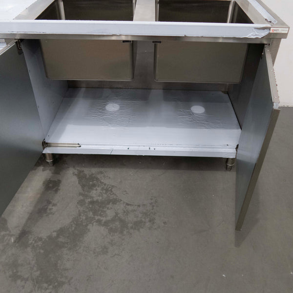 Modular Systems DSC-2400R-H Stainless Steel Cabnet and Double Sink