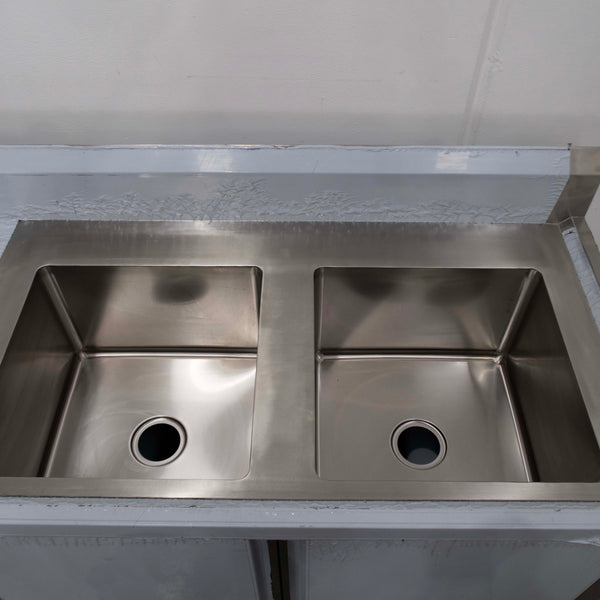 Modular Systems DSC-2400R-H Stainless Steel Cabnet and Double Sink