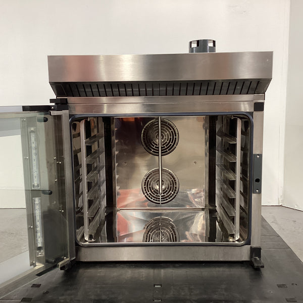 Unox BAKERLUX XEFT-06EU-ETRV Convection Oven with Exhaust Hood