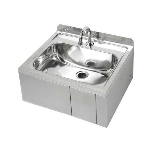 3Monkeez AB-KNEEHBT-TF - Hands Free Knee Operated Stainless Steel Time Flow Basin
