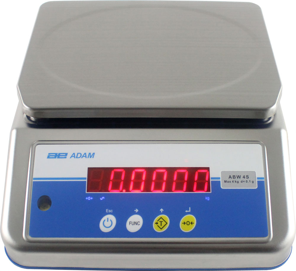 Adam Equipment Aqua ABW 4S - Stainless Steel Waterproof Scales