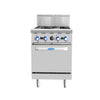 Cookrite AT80G4B-O 4 Burner Cooktop + Oven