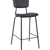Ainsley Upholstered Bar Stool with Backrest