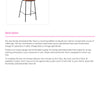 Ainsley Upholstered Bar Stool with Backrest