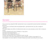 Ainsley Upholstered Bar Stool without Back Rest