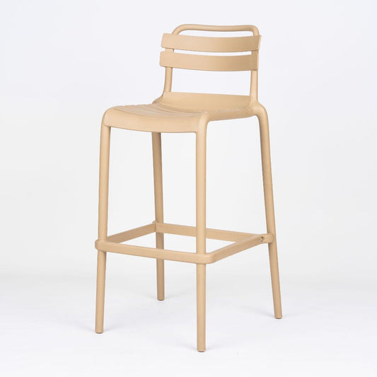 Alba Outdoor Resin Bar Stool