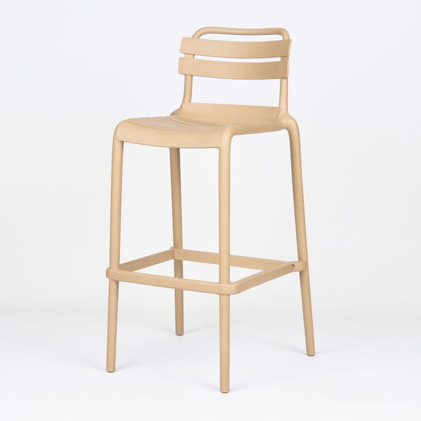 Alba Outdoor Resin Bar Stool