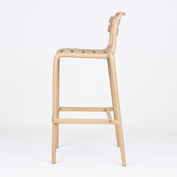 Alba Outdoor Resin Bar Stool