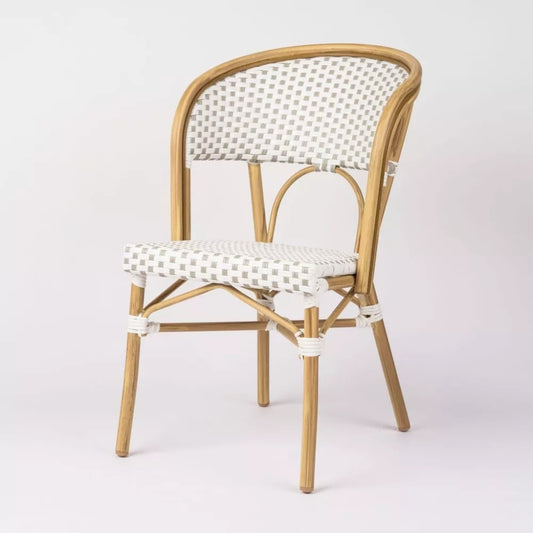 Alice Wicker Side Chair with Armrests