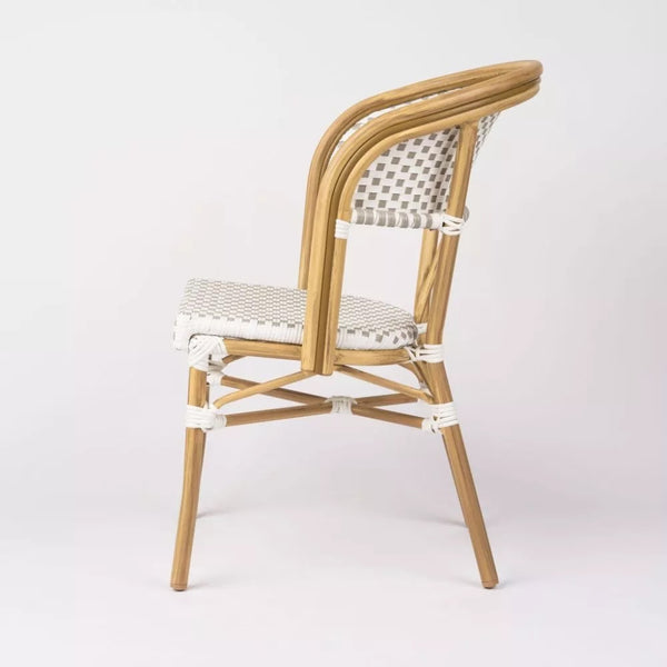 Alice Wicker Side Chair with Armrests