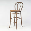 Aluminium Bentwood Stackable Bar Stool - Montana Walnut