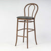 Aluminium Bentwood Stackable Bar Stool - Montana Walnut
