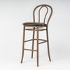 Aluminium Bentwood Stackable Bar Stool - Montana Walnut