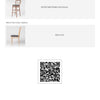 Aluminium Bentwood Stackable Bar Stool - Gold Walnut