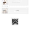 Aluminium Bentwood Stackable Bistro Chair - Golden Walnut Frame