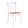 Apex Outdoor Resin Cross Back Chair