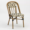 Astra Bistrot Chair - Black & Cream Weave