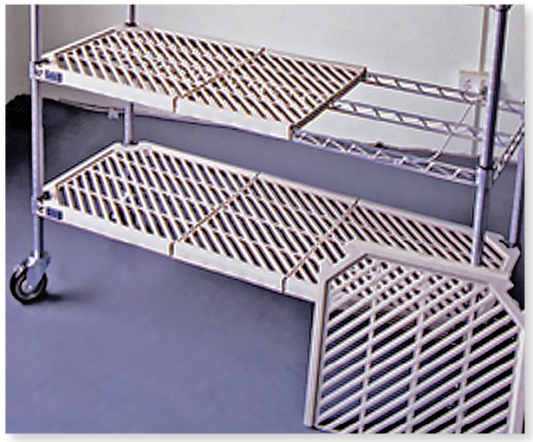 Atlas PM18547EPL - 4 Shelf Plastic Mat Shelving Kit
