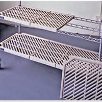 Atlas PM21487EPL5 - 5 Shelf Plastic Mat Shelving Kit