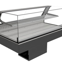 Festive Avon HI Chilled Drop-In 900 - Angled Back Cold Food Display
