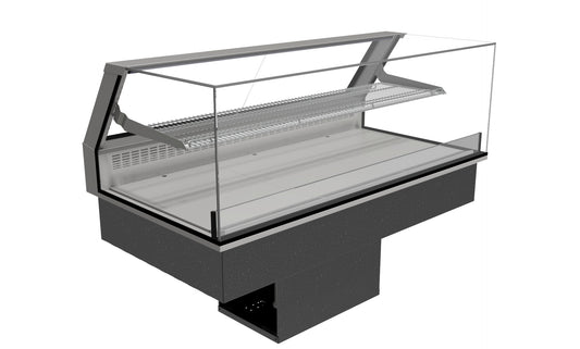 Festive Avon HI Chilled Drop-In 1530 - Square Back Cold Food Display