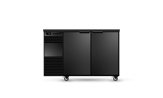SKOPE BackBar BB.2.SSW - Two Solid Swing Door Fridge