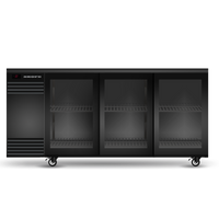 SKOPE BackBar BB.3.GSL - Three Glass Sliding Door Fridge