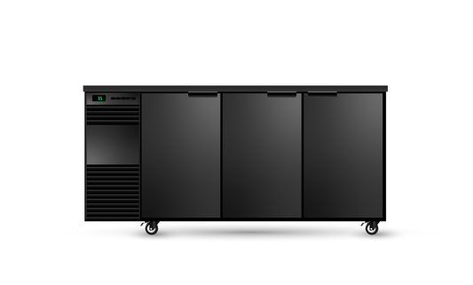 SKOPE BackBar BB.3.SSW - Three Solid Swing Door Fridge