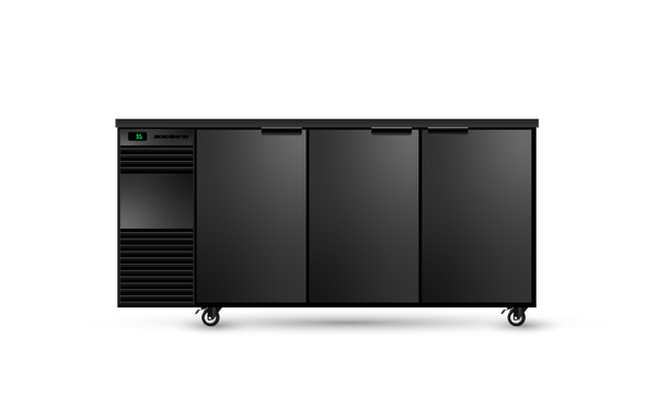SKOPE BackBar BB.3.SSW - Three Solid Swing Door Fridge