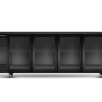 SKOPE BackBar BB.4.GSL - Four Glass Sliding Door Fridge