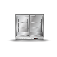 SKOPE BC.2.GSW - Two Glass Door Bar Cooler