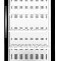 Skope BCE600N Black Single Door Fridge