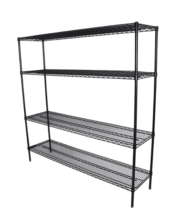 QSR BES4T18045 4 Tier Heavy Duty Storage Rack | SilverChef