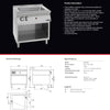 Giorik BM940ET - Bain Marie on Open Base