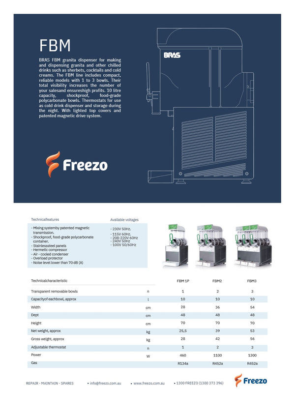 BRAS FBM 1 - Granita Dispenser