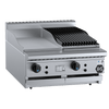 B+S Black BT-GRP3-CBR3BM - Combination Griddle & Char Grill