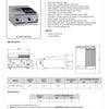 B+S Black BT-GRP3-CBR3BM - Combination Griddle & Char Grill