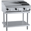 B+S Black BT-GRP6-CBR3 - Combination Griddle & Char Grill
