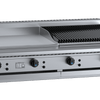 B+S Black BT-GRP6-CBR6BM - Combination Griddle & Char Grill