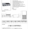 B+S Black BT-GRP6-CBR6BM - Combination Griddle & Char Grill