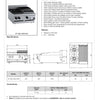 B+S Black BT-SB2-CBR3BM - Combination Cook Top & Char Grill