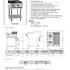 B+S Black BT-SB2-CBR3 - Combination Cook Top & Char Grill