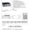 B+S Black BT-SB2-CBR6BM - Combination Cook Top & Char Grill