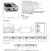 B+S Black BT-SB2-GRP3BM - Combination Cook Top & Grill Plate