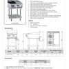 B+S Black BT-SB2-GRP3 - Combination Cook Top & Grill Plate